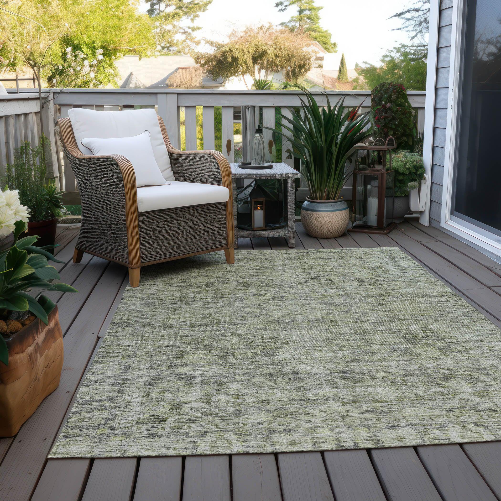 Addison Rugs Iriira Aloe Washable Indoor-Outdoor Rug