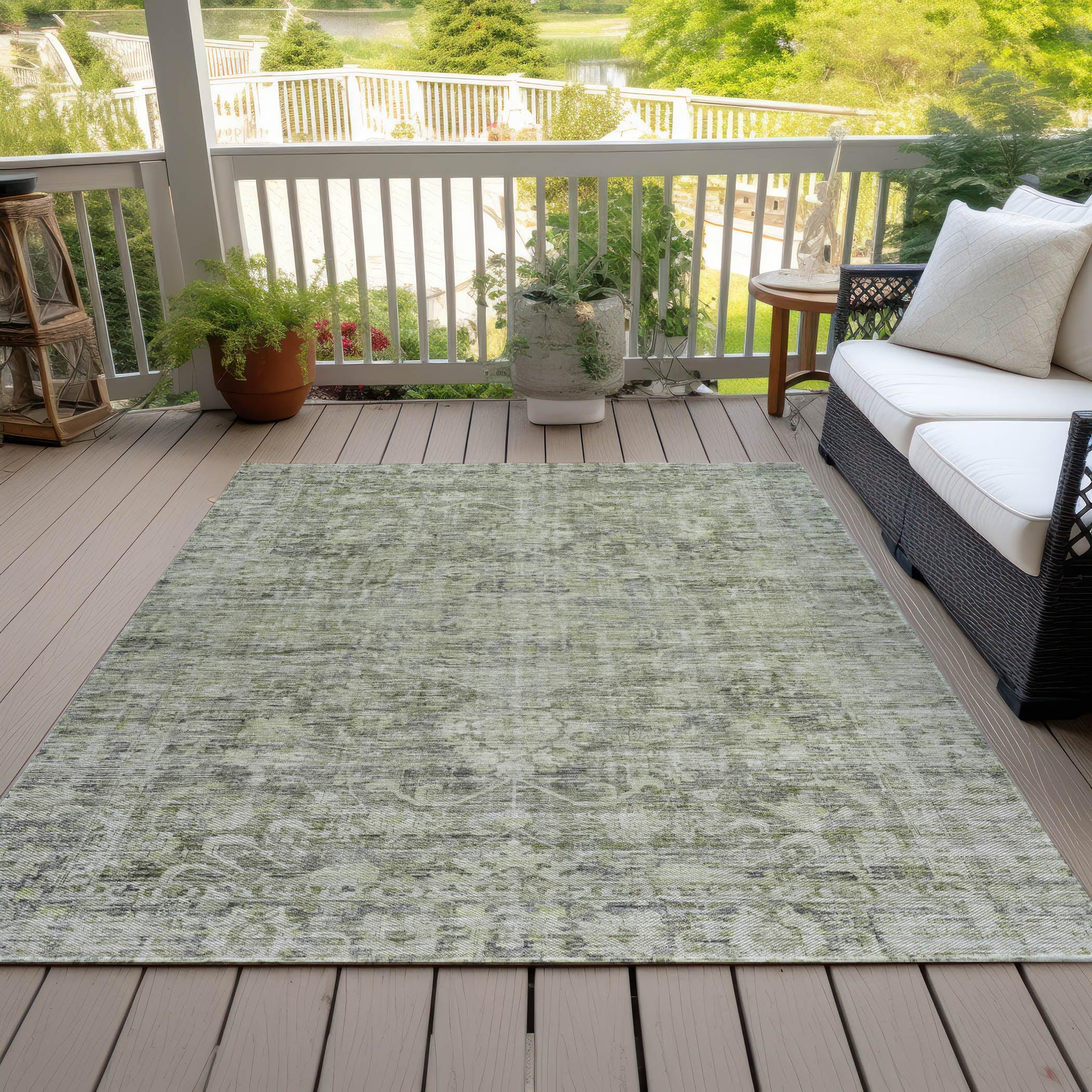 Addison Rugs Iriira Aloe Washable Indoor-Outdoor Rug
