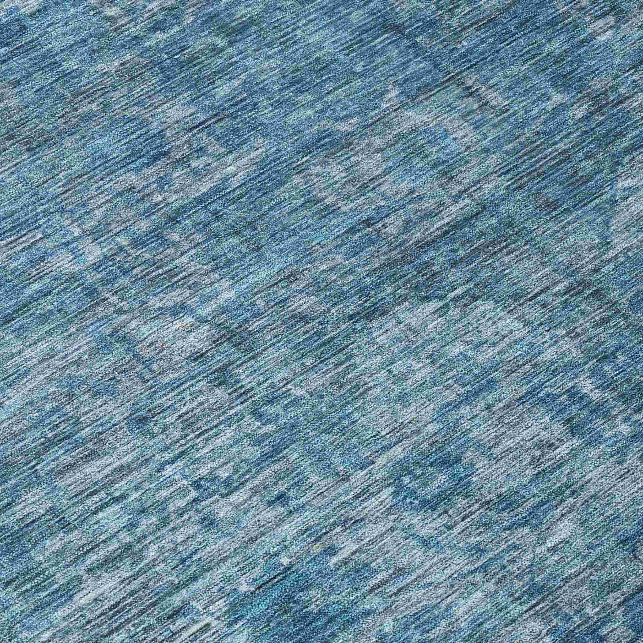 Addison Rugs Iriira Blue Washable Indoor-Outdoor Rug
