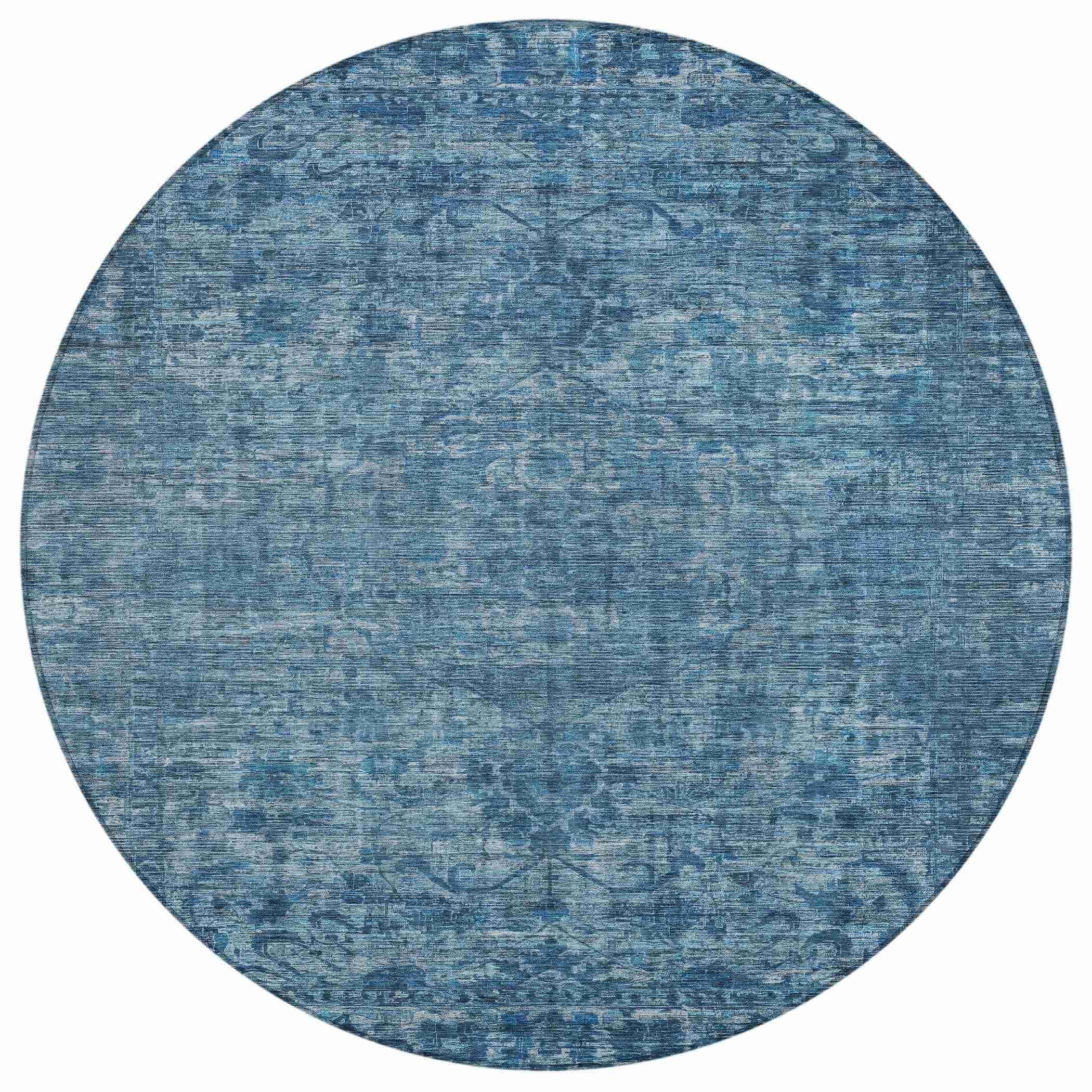 Addison Rugs Iriira Blue Washable Indoor-Outdoor Rug