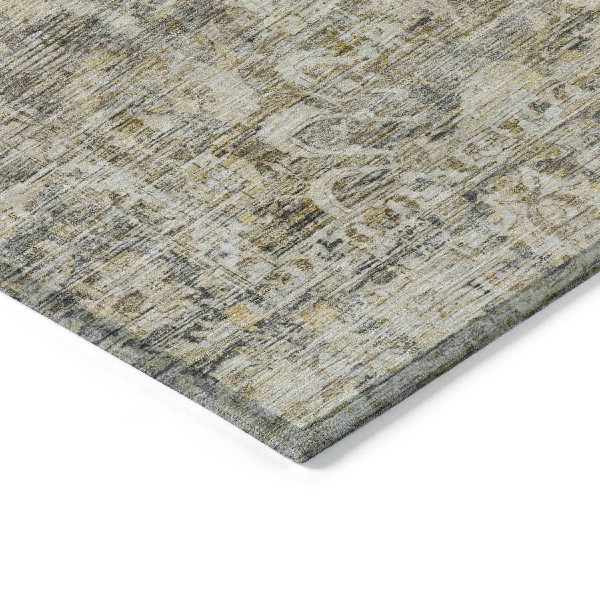 Addison Rugs Iriira Gray Washable Indoor-Outdoor Rug