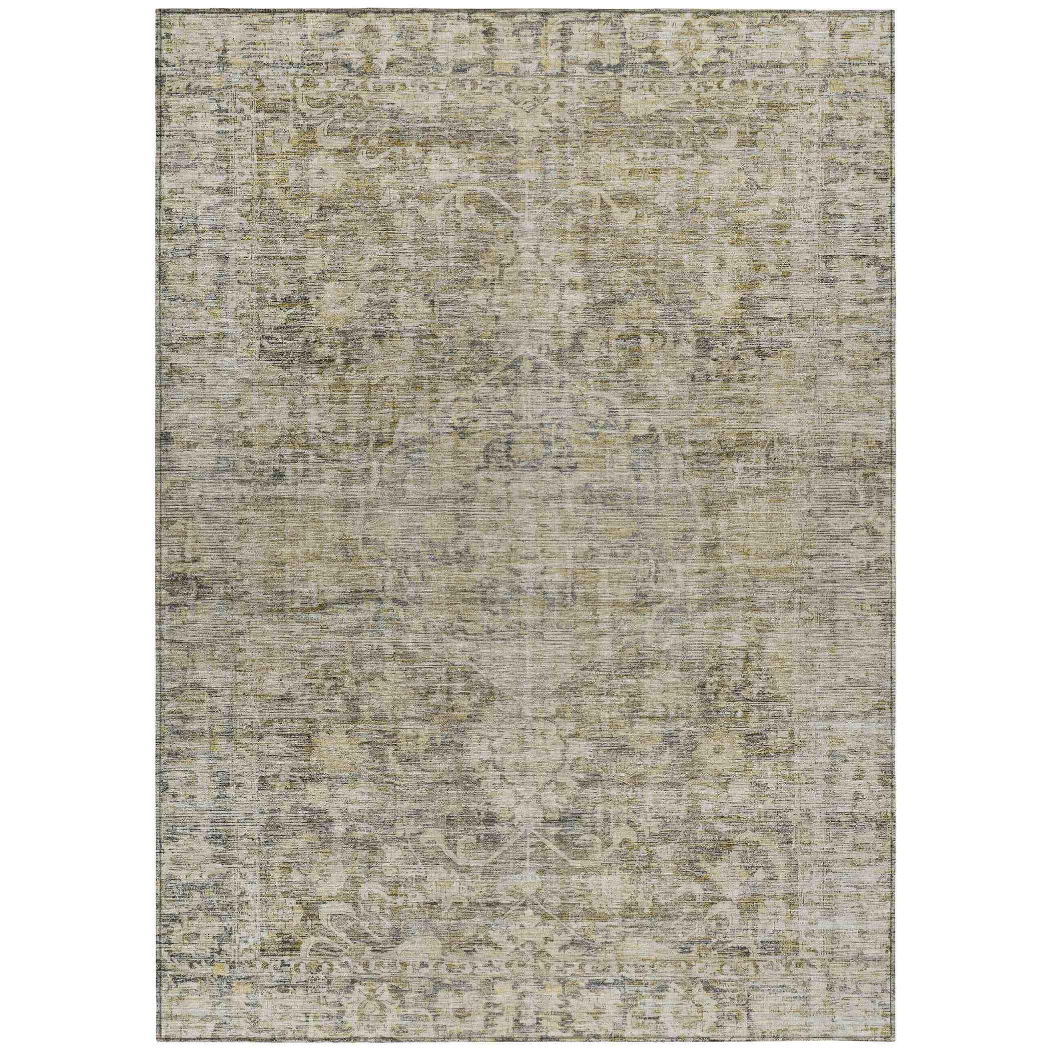 Addison Rugs Iriira Gray Washable Indoor-Outdoor Rug