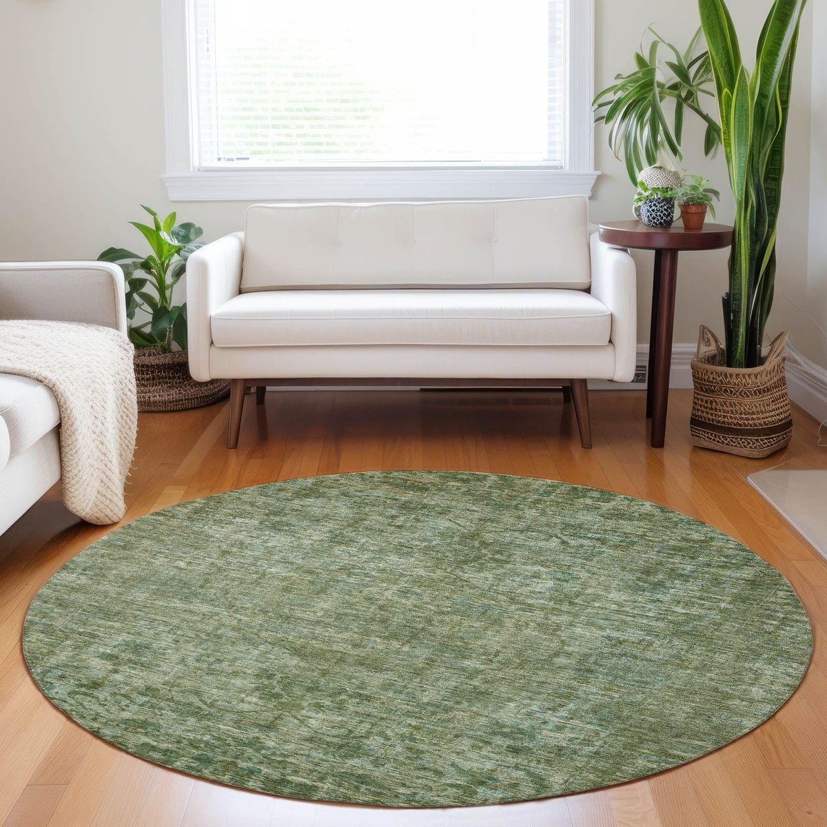 Addison Rugs Iriira Green Washable Indoor-Outdoor Rug