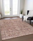 Addison Rugs Iriira Orange Washable Indoor-Outdoor Rug