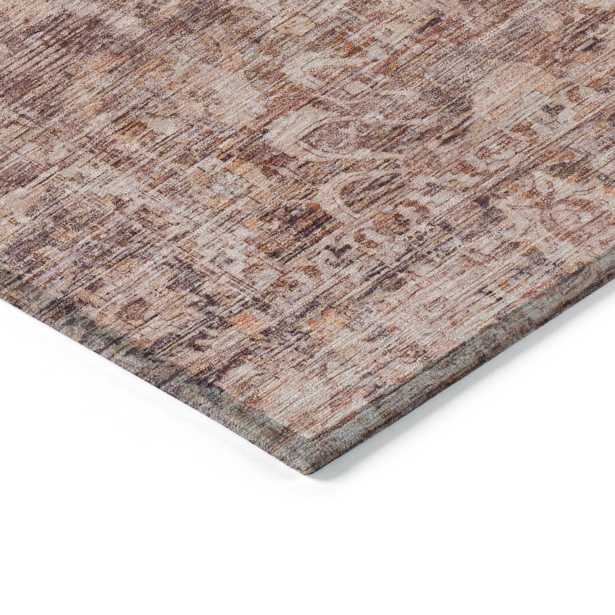 Addison Rugs Iriira Orange Washable Indoor-Outdoor Rug