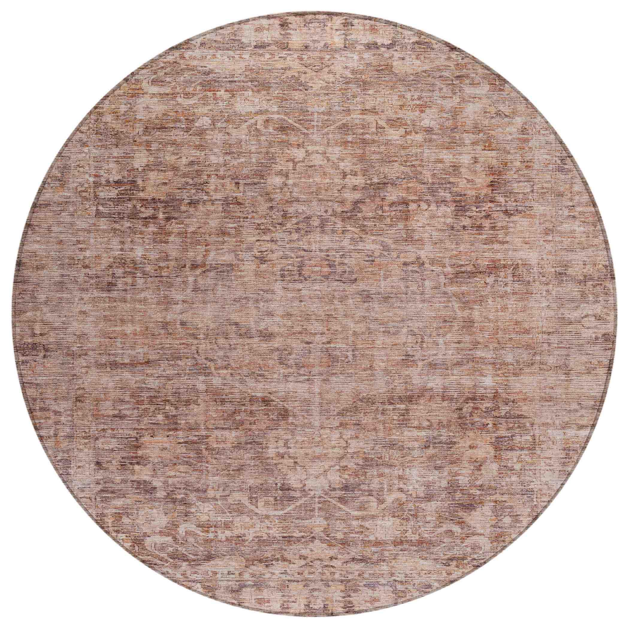 Addison Rugs Iriira Orange Washable Indoor-Outdoor Rug