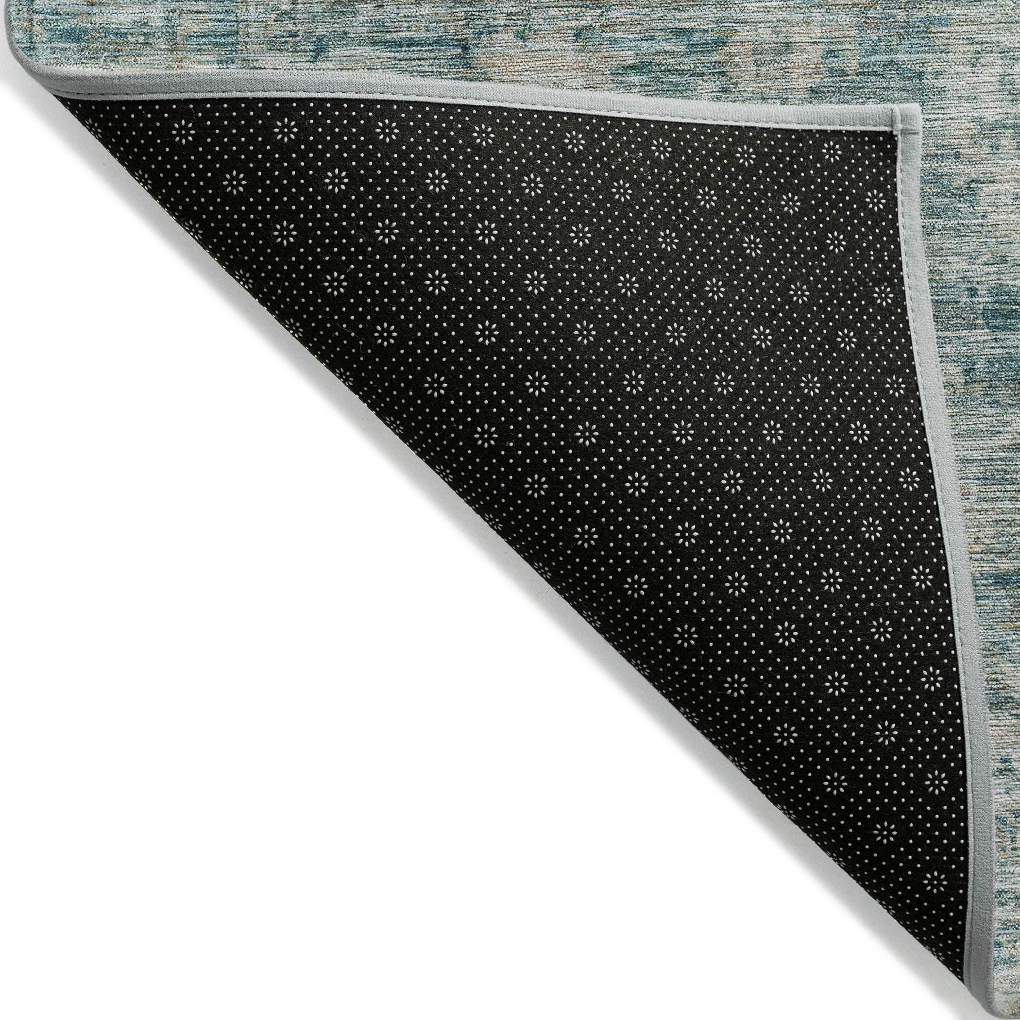 Addison Rugs Iriira Teal Washable Indoor-Outdoor Rug