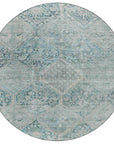 Addison Rugs Iriius Blue Washable Indoor-Outdoor Rug