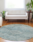 Addison Rugs Iriius Blue Washable Indoor-Outdoor Rug