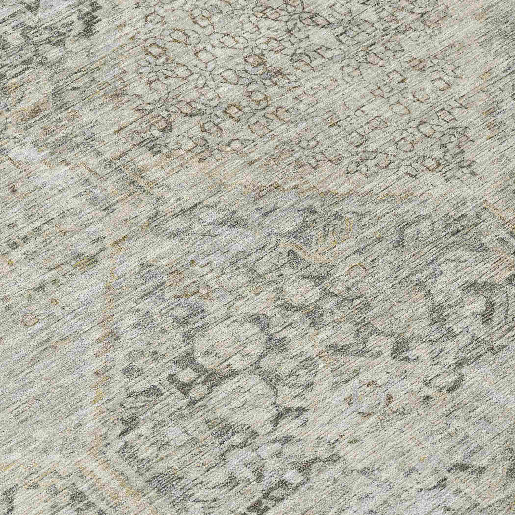 Addison Rugs Iriius Gray Washable Indoor-Outdoor Rug