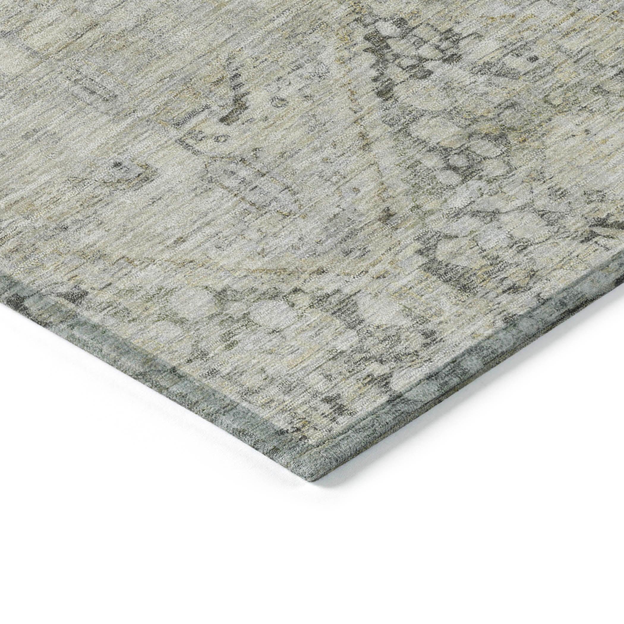 Addison Rugs Iriius Gray Washable Indoor-Outdoor Rug
