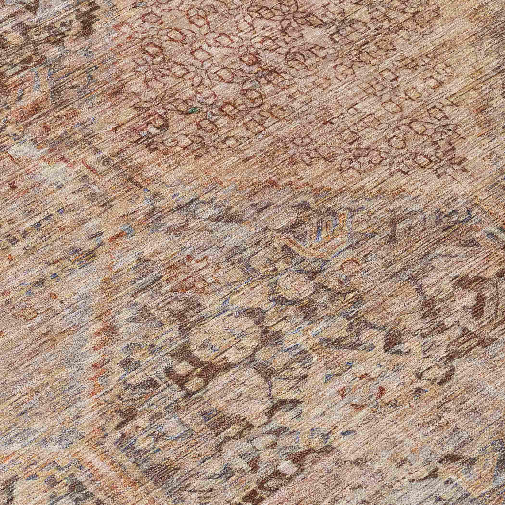 Addison Rugs Iriius Orange Washable Indoor-Outdoor Rug