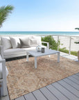 Addison Rugs Iriius Orange Washable Indoor-Outdoor Rug