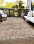 Addison Rugs Iriius Orange Washable Indoor-Outdoor Rug