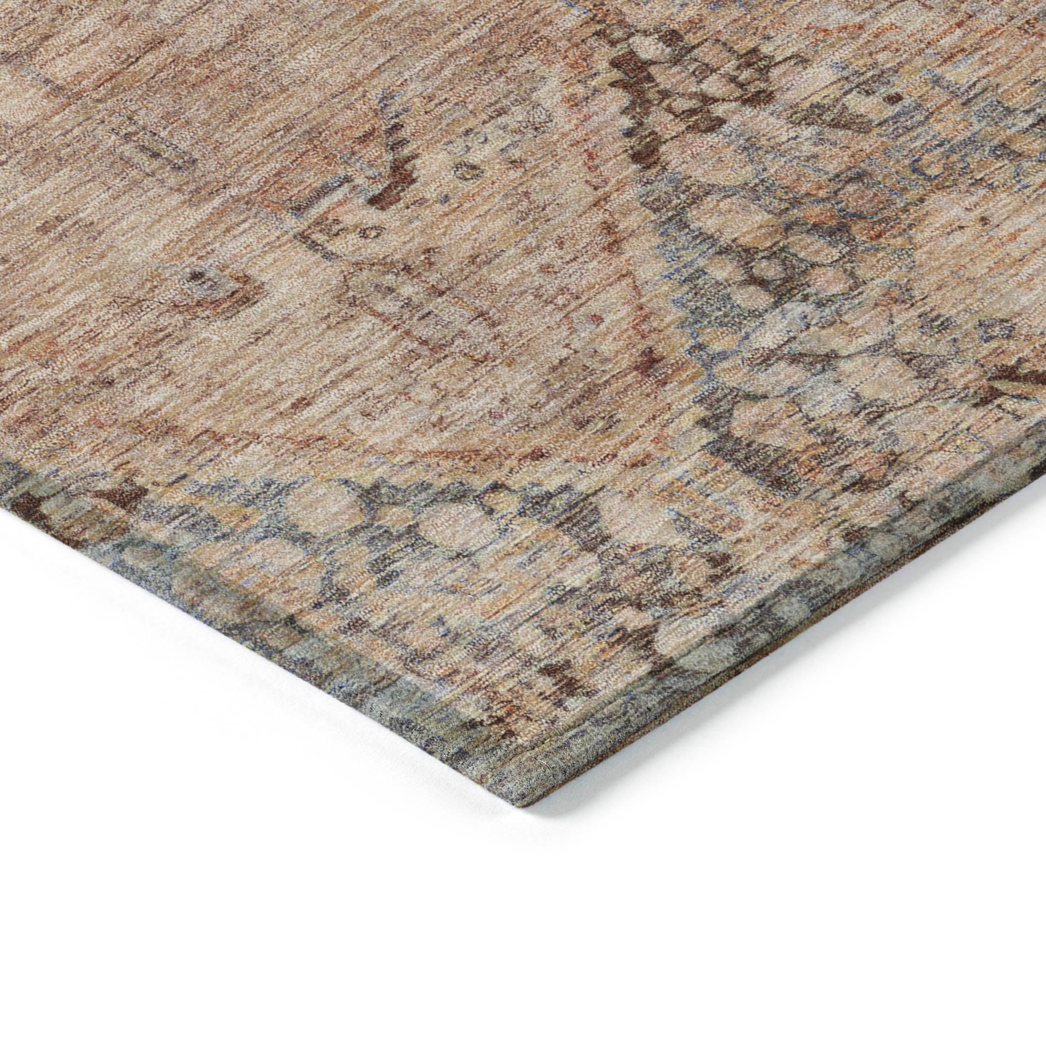 Addison Rugs Iriius Orange Washable Indoor-Outdoor Rug