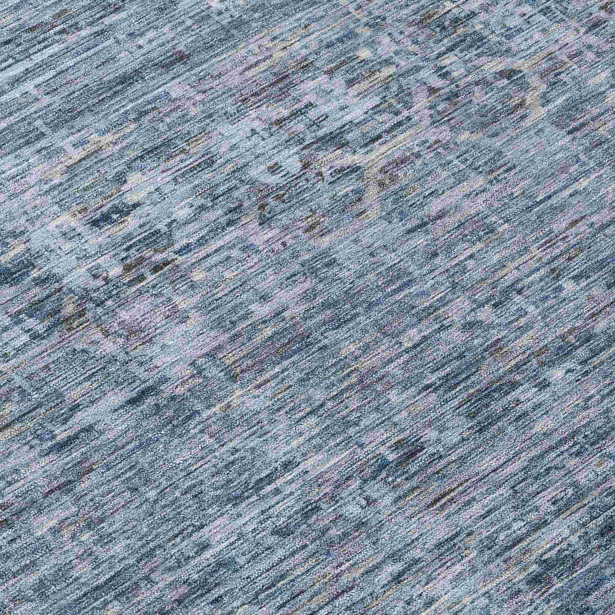 Addison Rugs Irion Blue Washable Indoor-Outdoor Rug