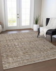 Addison Rugs Irion Brown Washable Indoor-Outdoor Rug