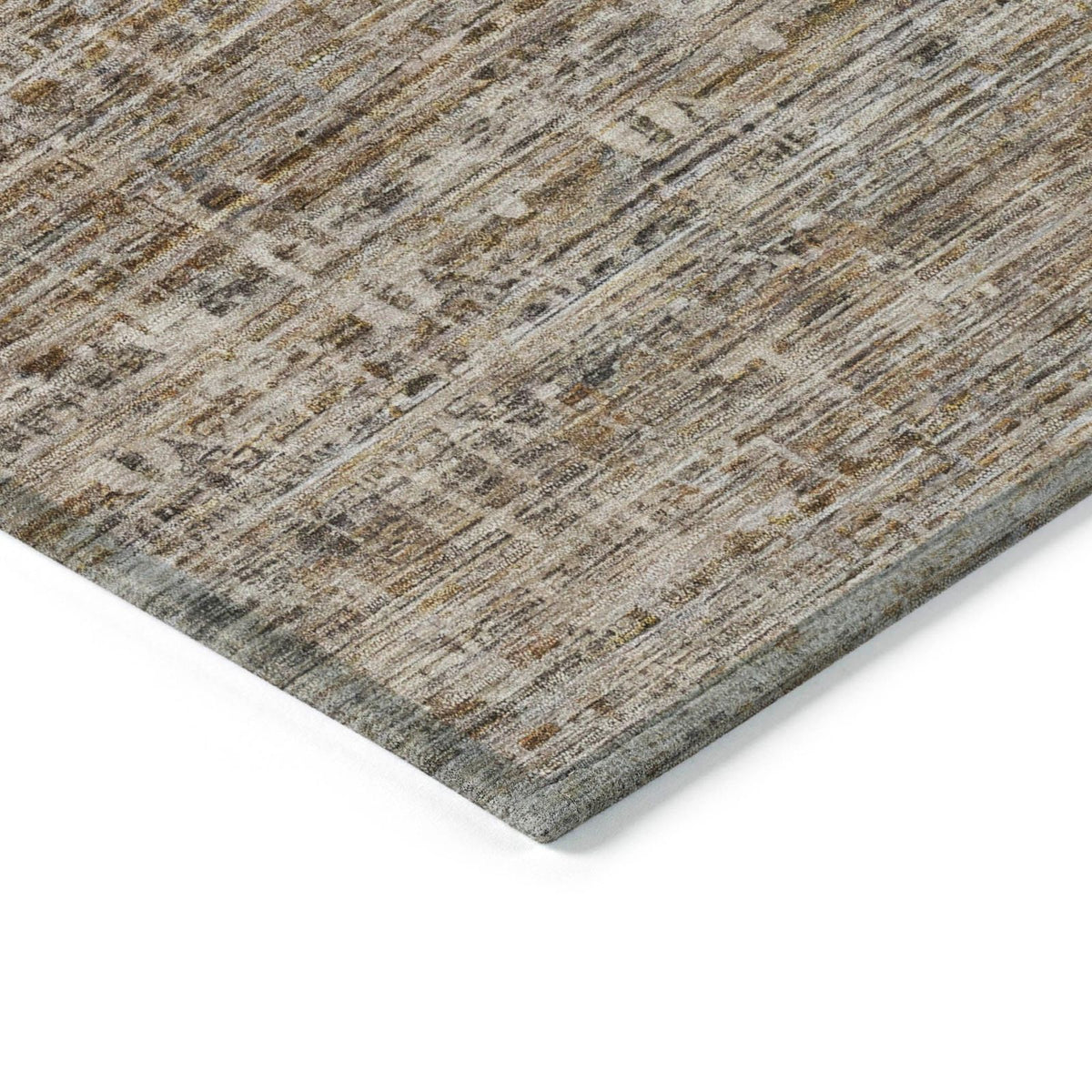 Addison Rugs Irion Brown Washable Indoor-Outdoor Rug