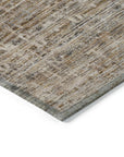 Addison Rugs Irion Brown Washable Indoor-Outdoor Rug