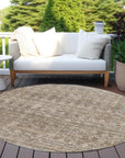 Addison Rugs Irion Brown Washable Indoor-Outdoor Rug