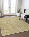 Addison Rugs Irion Gold Washable Indoor-Outdoor Rug
