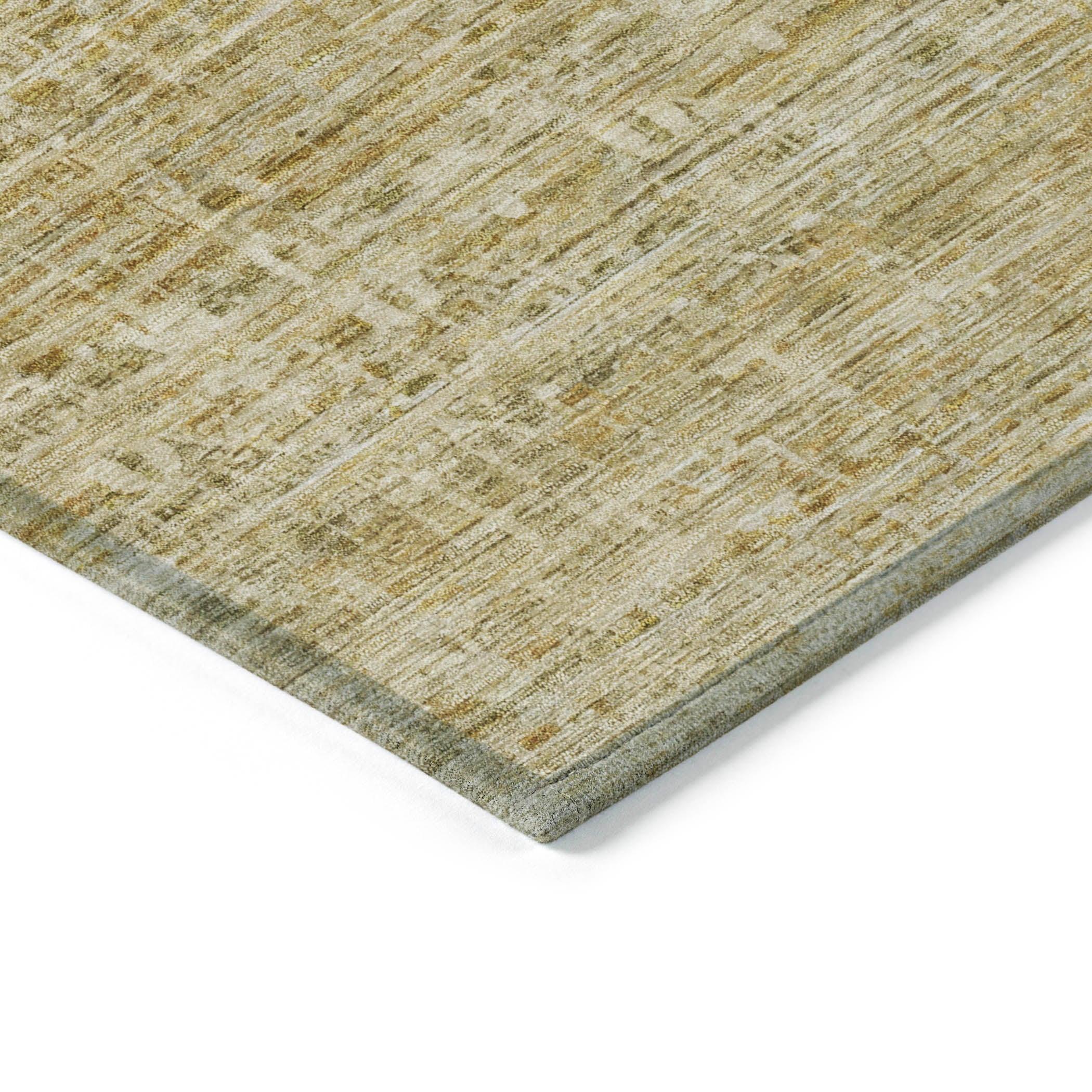 Addison Rugs Irion Gold Washable Indoor-Outdoor Rug