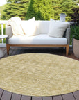 Addison Rugs Irion Gold Washable Indoor-Outdoor Rug