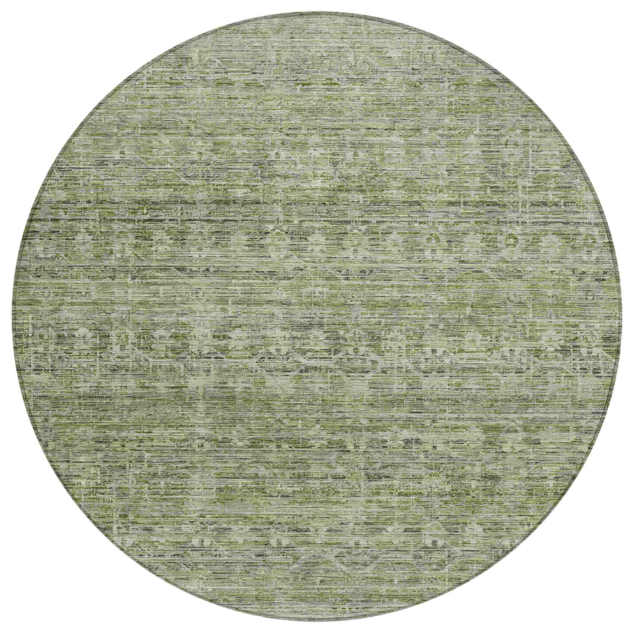 Addison Rugs Irion Green Washable Indoor-Outdoor Rug