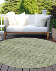 Addison Rugs Irion Green Washable Indoor-Outdoor Rug