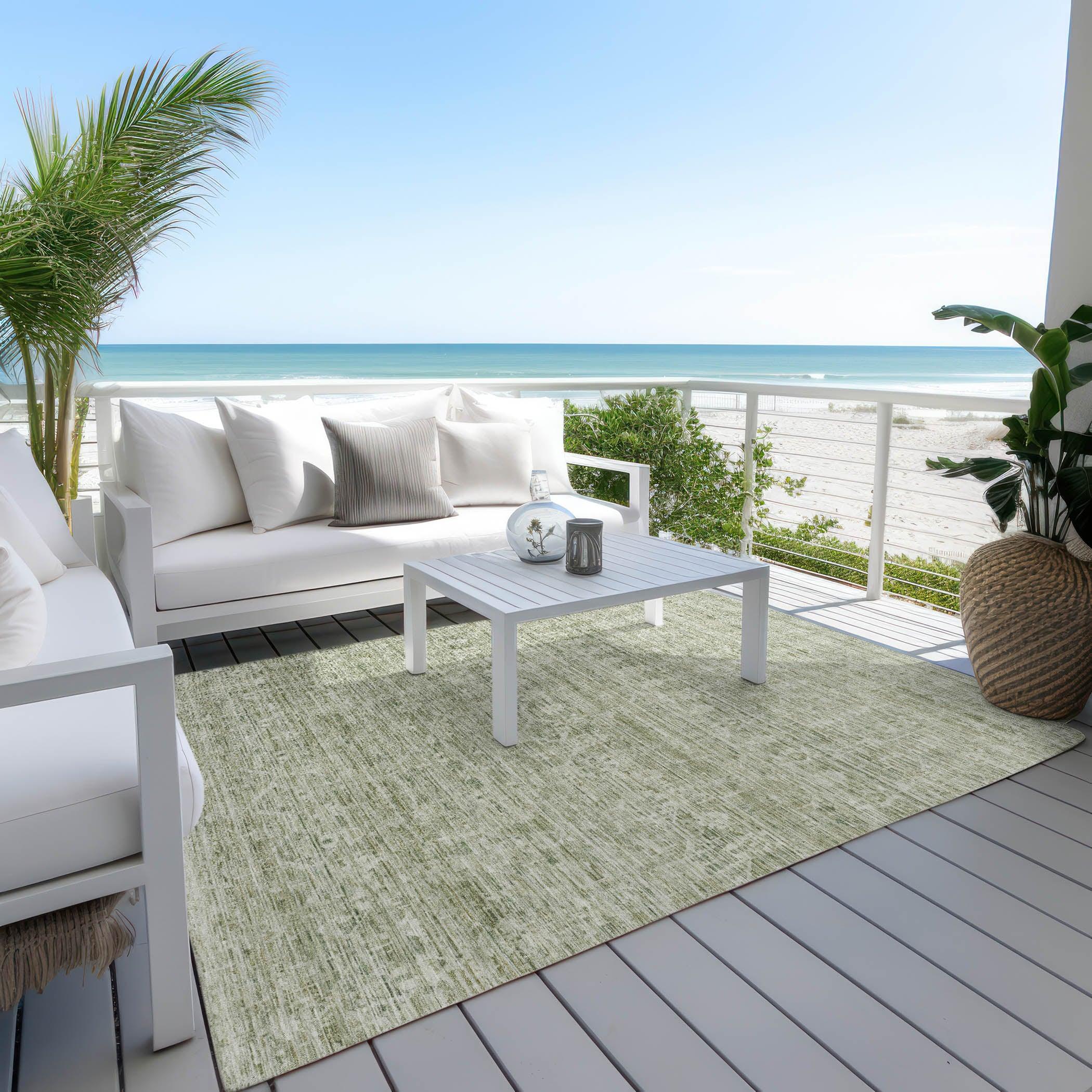 Addison Rugs Irion Sage Washable Indoor-Outdoor Rug