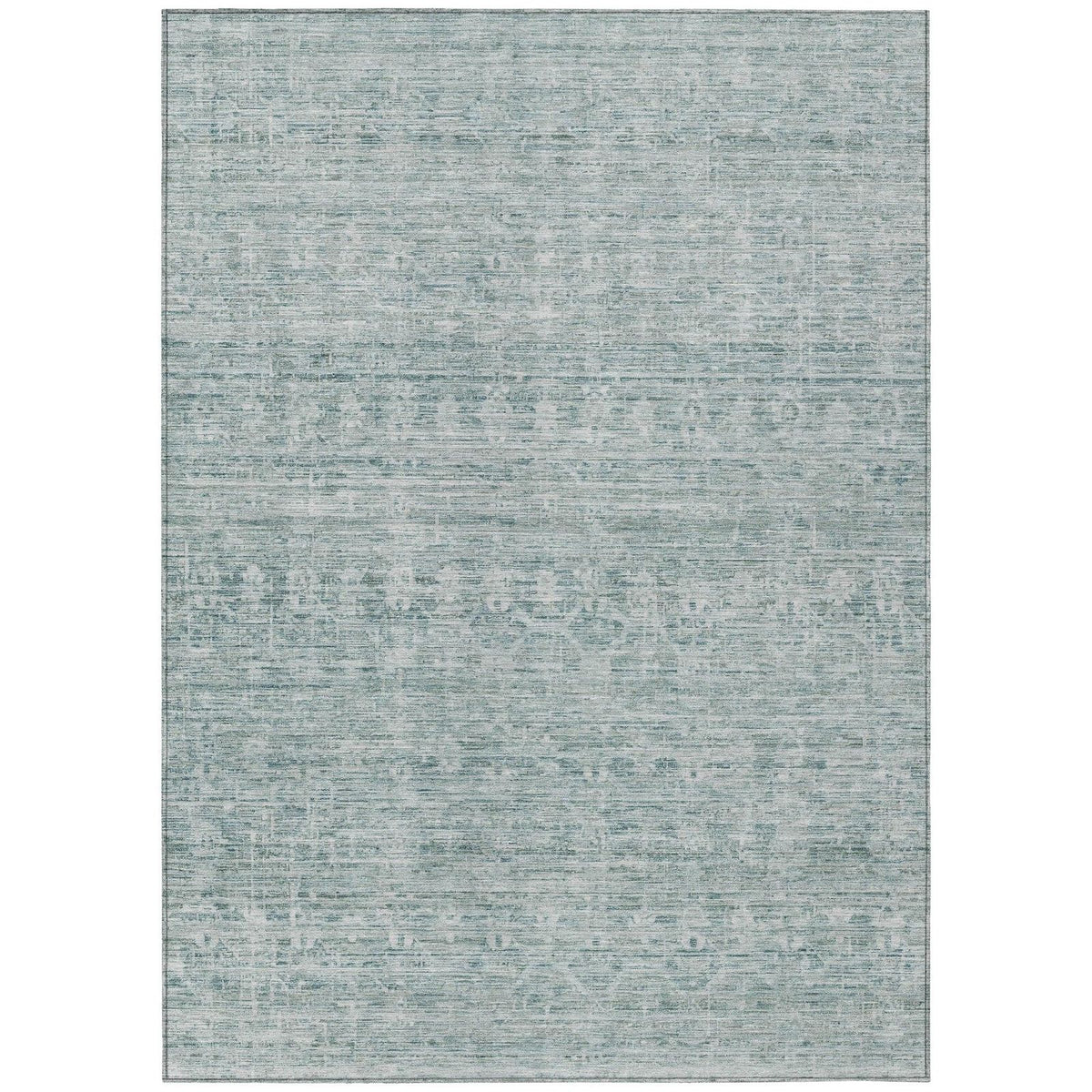 Addison Rugs Irion Teal Washable Indoor-Outdoor Rug