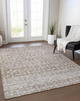 Addison Rugs Irior Brown Washable Indoor-Outdoor Rug