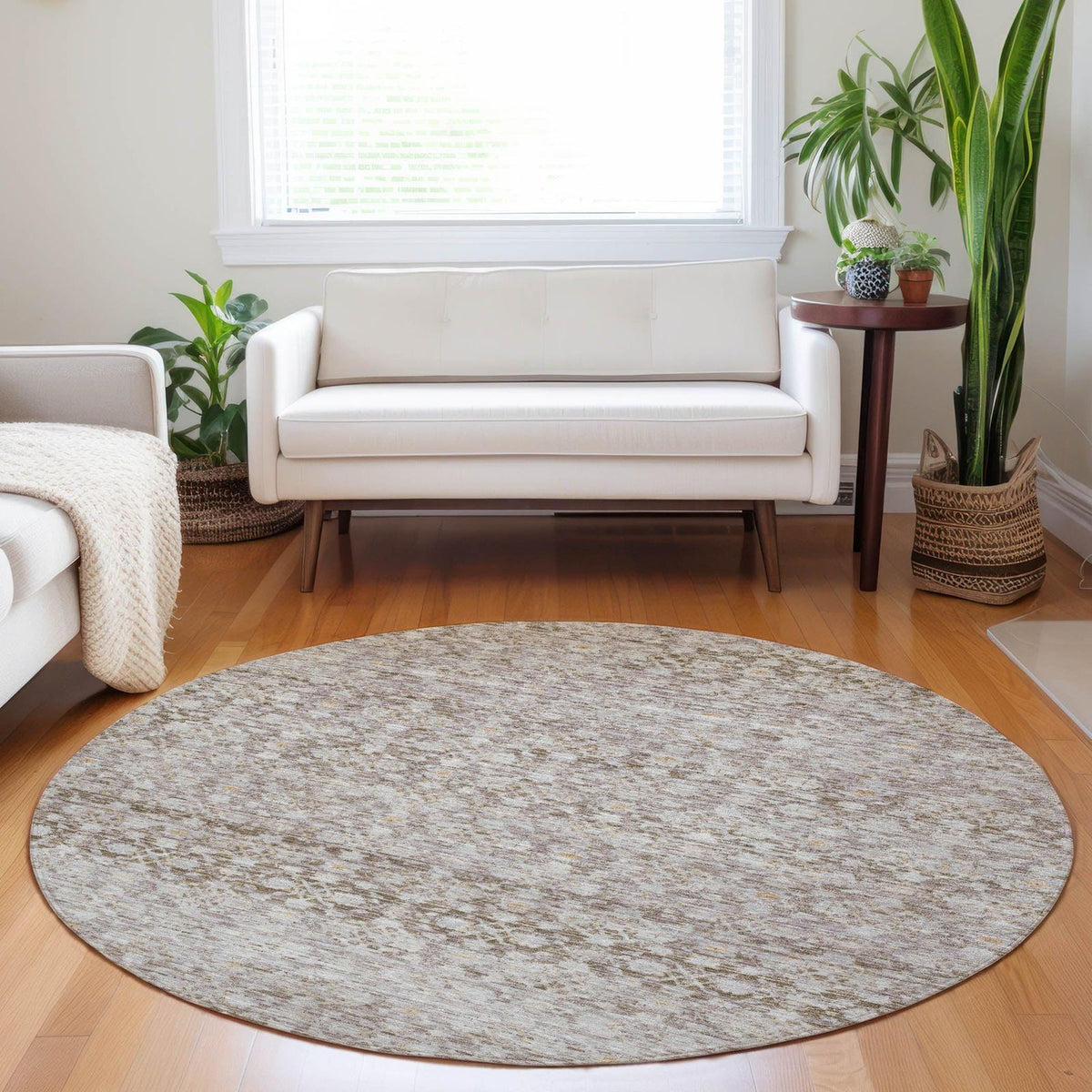 Addison Rugs Irior Brown Washable Indoor-Outdoor Rug