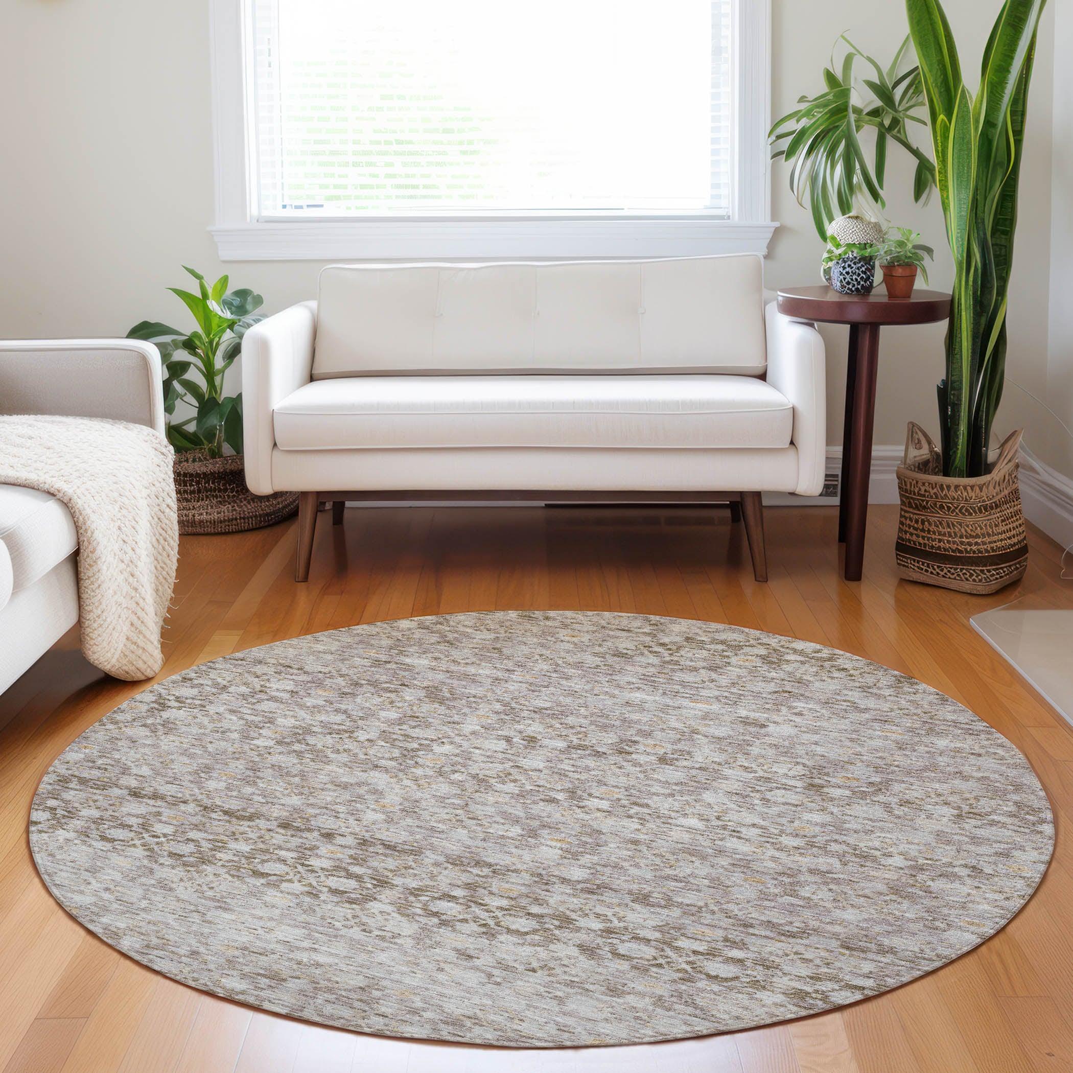 Addison Rugs Irior Brown Washable Indoor-Outdoor Rug