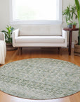Addison Rugs Irior Green Washable Indoor-Outdoor Rug