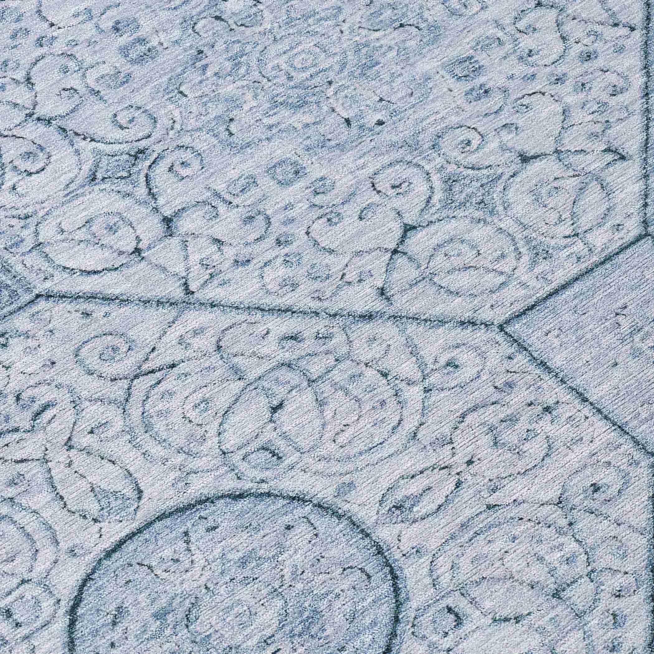 Addison Rugs Iriora Blue Washable Indoor-Outdoor Rug