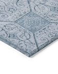 Addison Rugs Iriora Blue Washable Indoor-Outdoor Rug