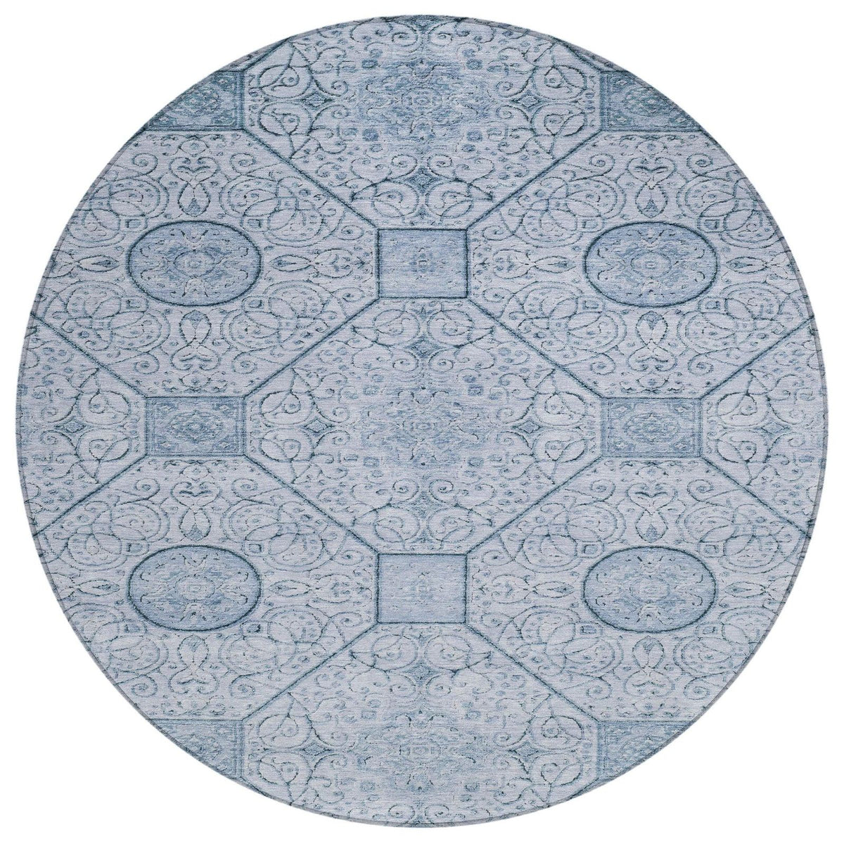 Addison Rugs Iriora Blue Washable Indoor-Outdoor Rug