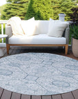 Addison Rugs Iriora Blue Washable Indoor-Outdoor Rug
