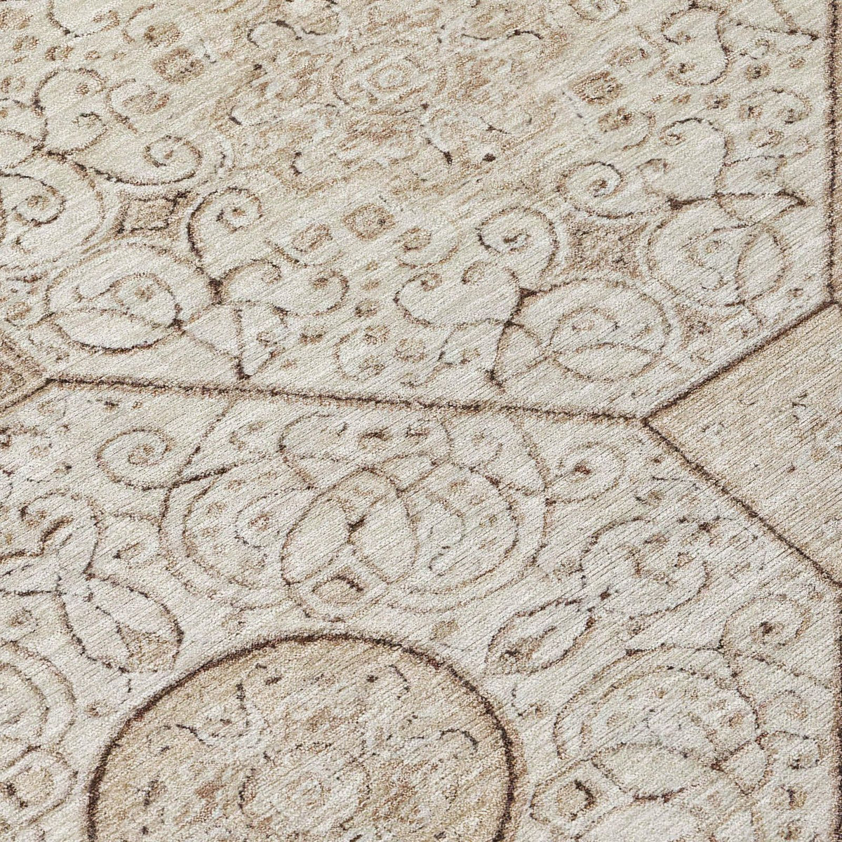 Addison Rugs Iriora Brown Washable Indoor-Outdoor Rug