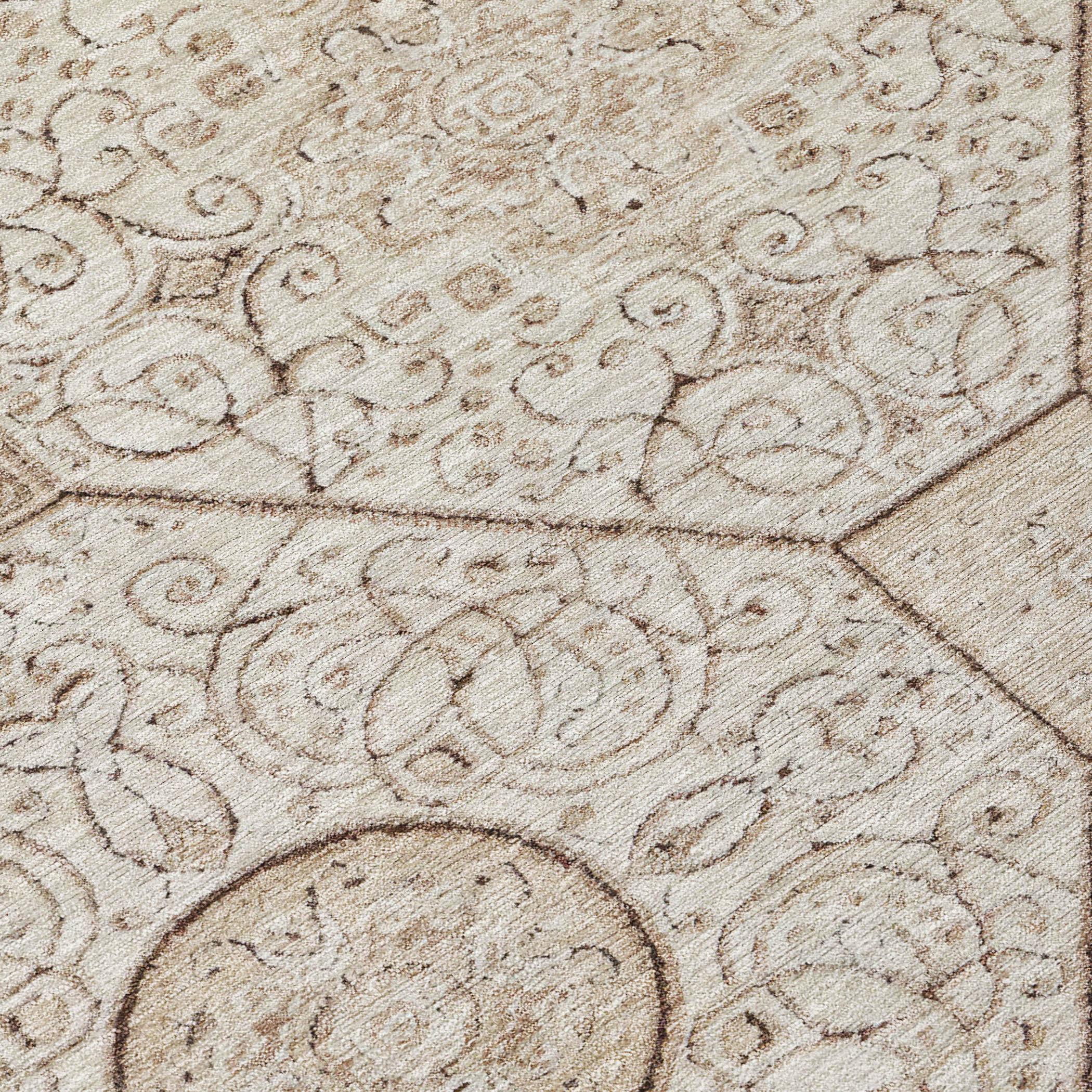 Addison Rugs Iriora Brown Washable Indoor-Outdoor Rug