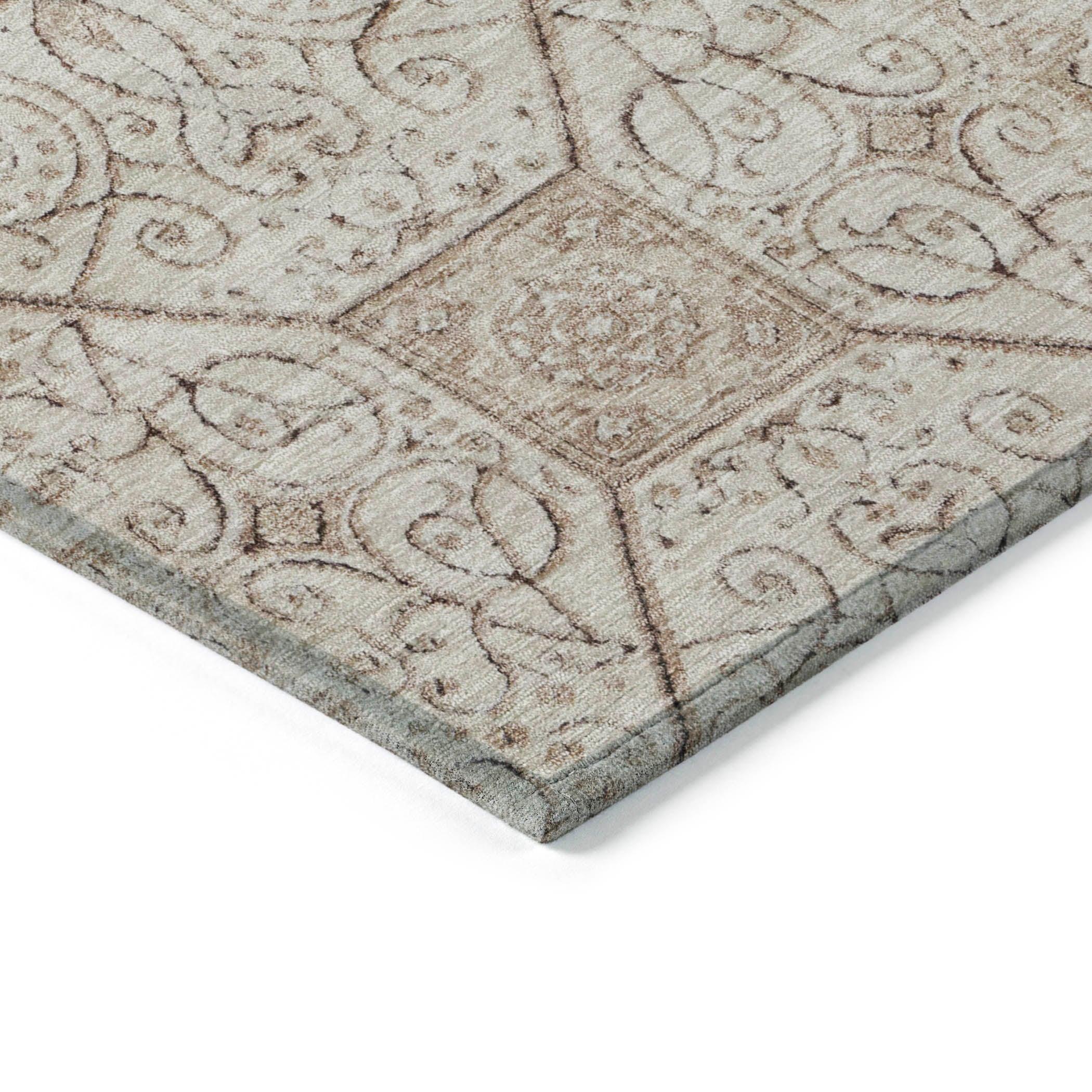 Addison Rugs Iriora Brown Washable Indoor-Outdoor Rug