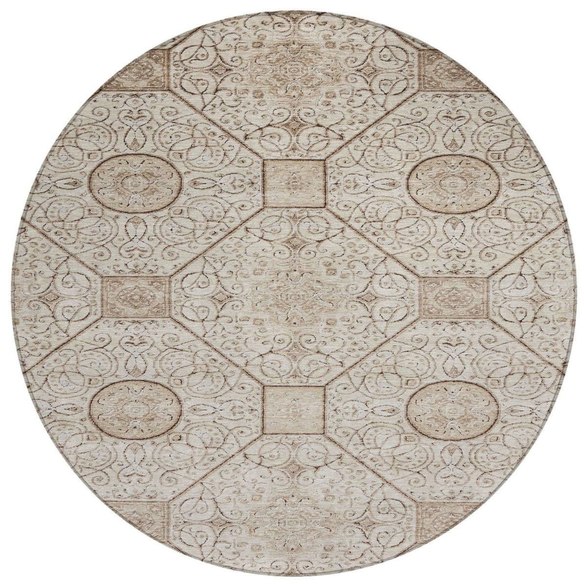 Addison Rugs Iriora Brown Washable Indoor-Outdoor Rug