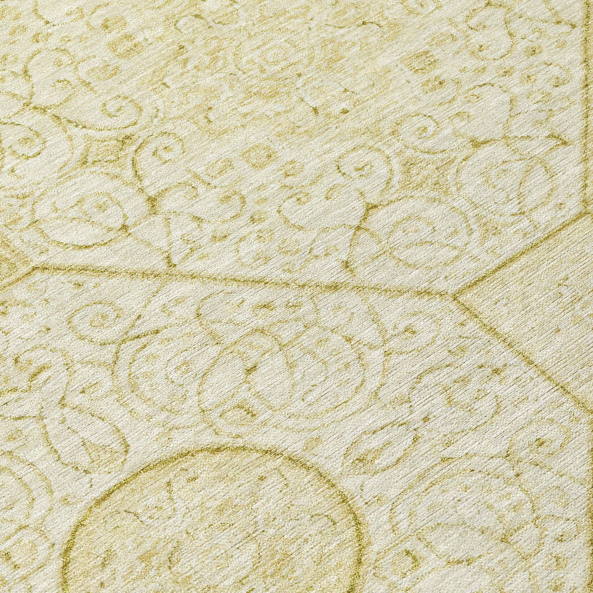 Addison Rugs Iriora Gold Washable Indoor-Outdoor Rug
