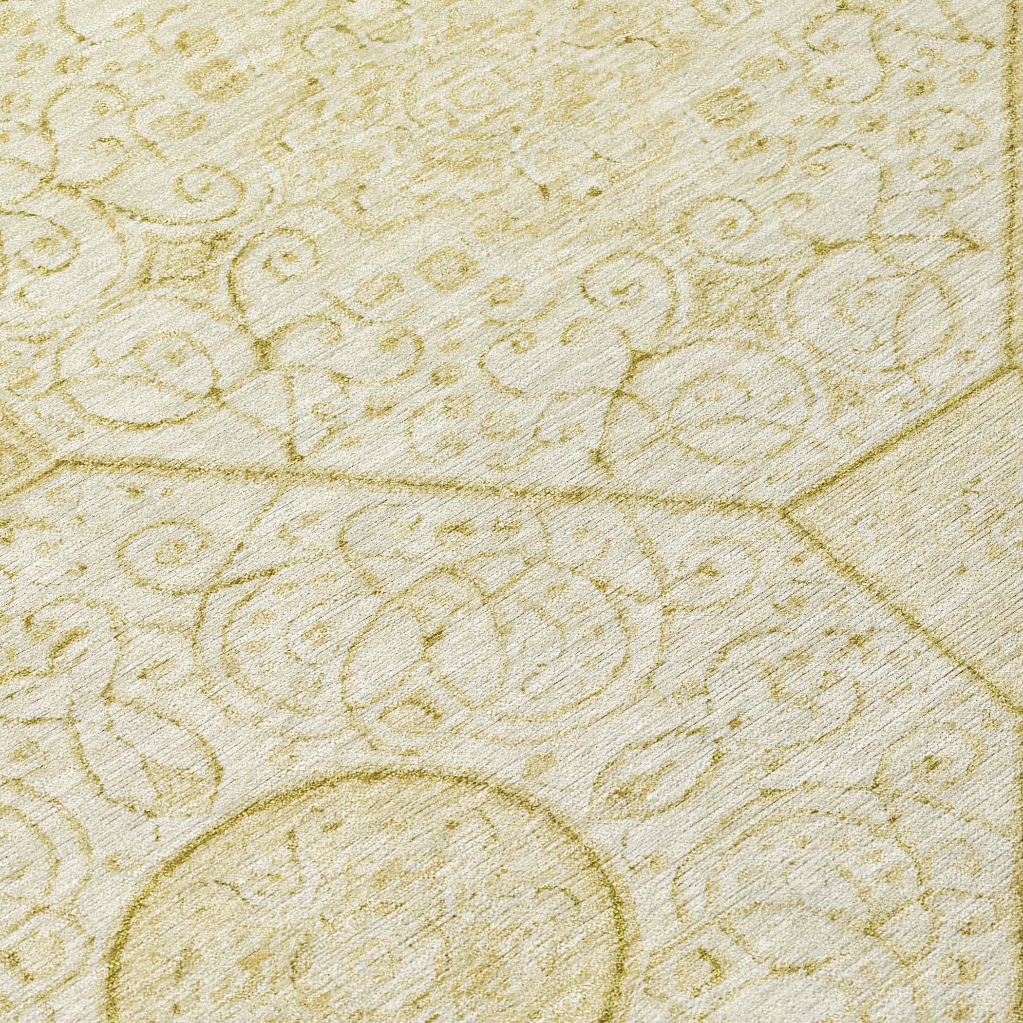 Addison Rugs Iriora Gold Washable Indoor-Outdoor Rug
