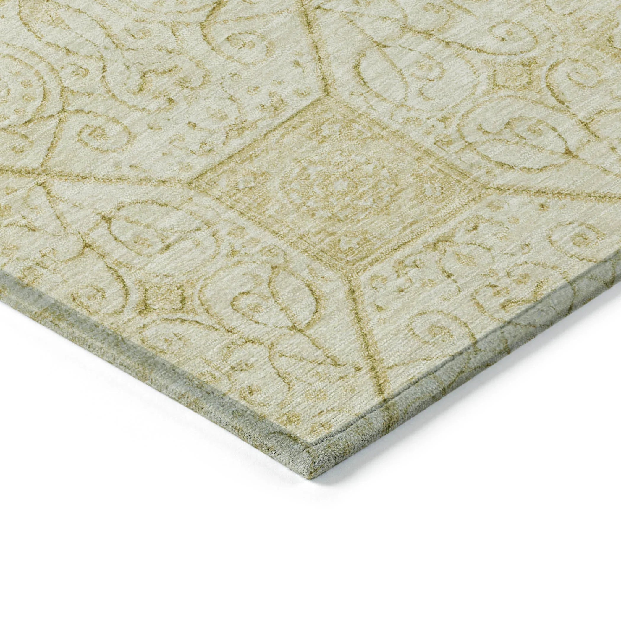 Addison Rugs Iriora Gold Washable Indoor-Outdoor Rug