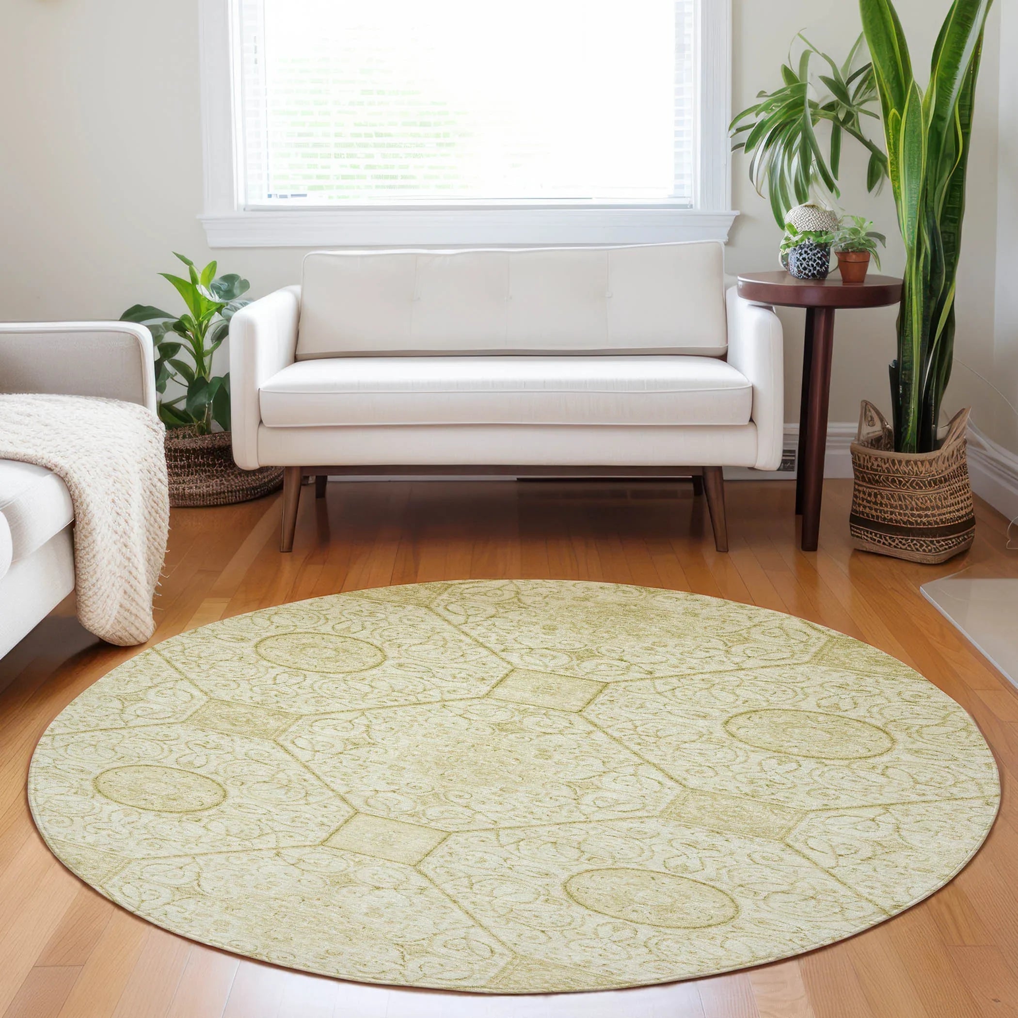 Addison Rugs Iriora Gold Washable Indoor-Outdoor Rug