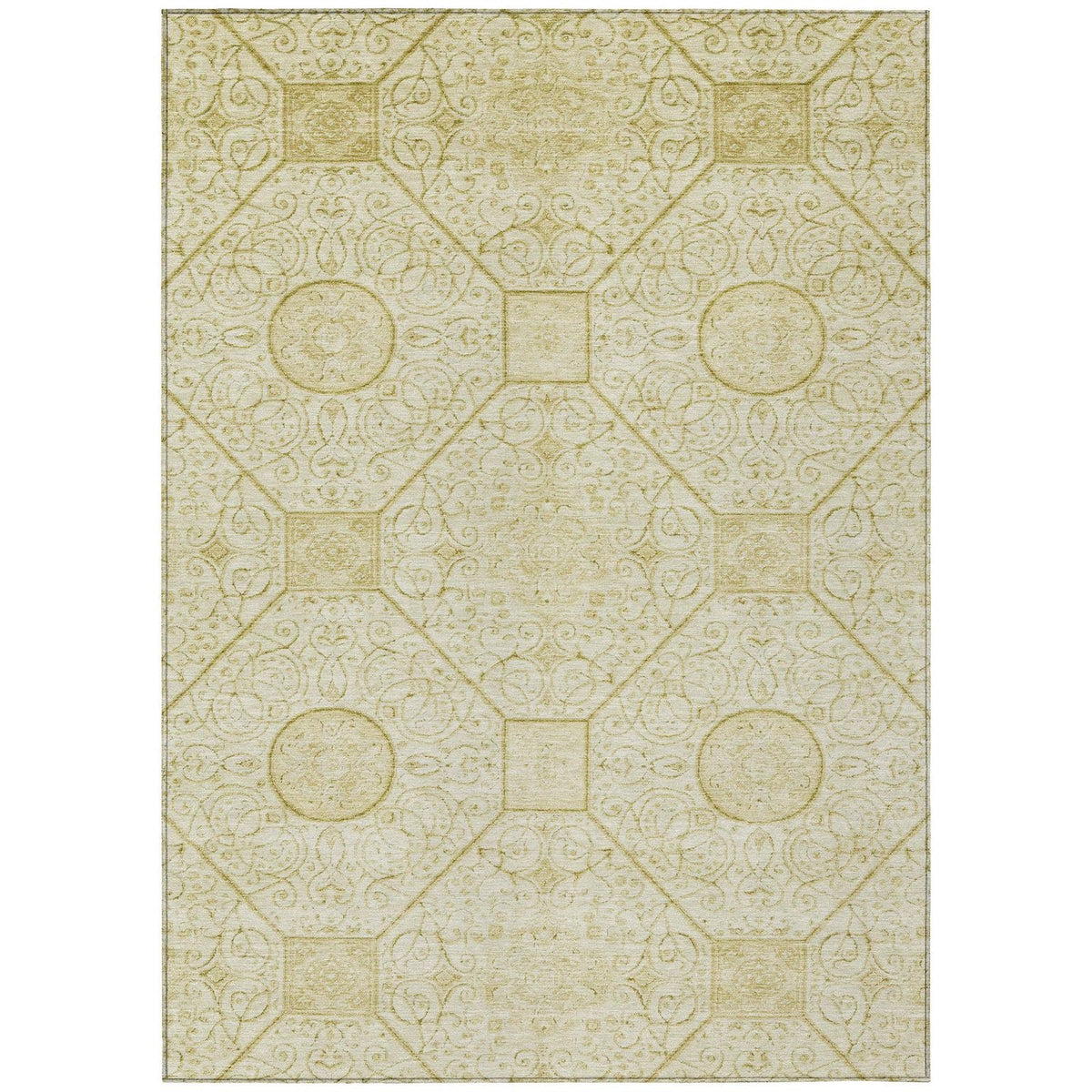 Addison Rugs Iriora Gold Washable Indoor-Outdoor Rug
