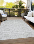 Addison Rugs Iriora Gray Washable Indoor-Outdoor Rug