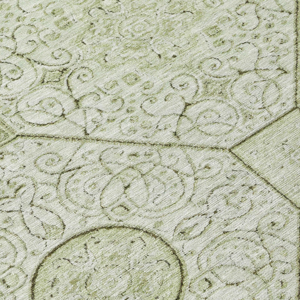 Addison Rugs Iriora Green Washable Indoor-Outdoor Rug